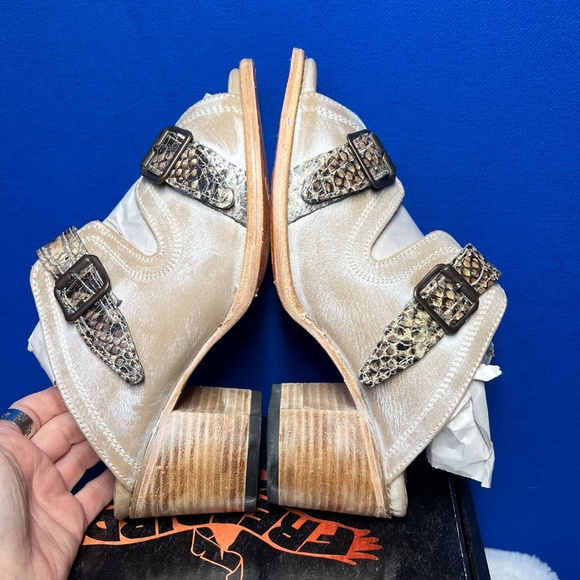 BNIB |•FREEBIRD🦅 BY STEVEN•| Caprice Leather Sandals Size 11 - Picture 5 of 13